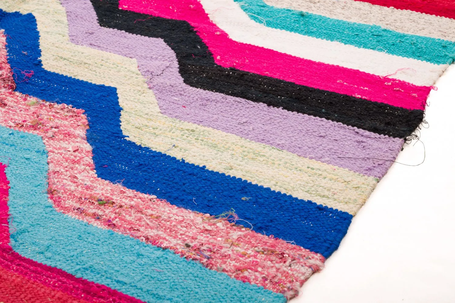 Marokkói Boucherouite szőnyeg 130 x 195 cm