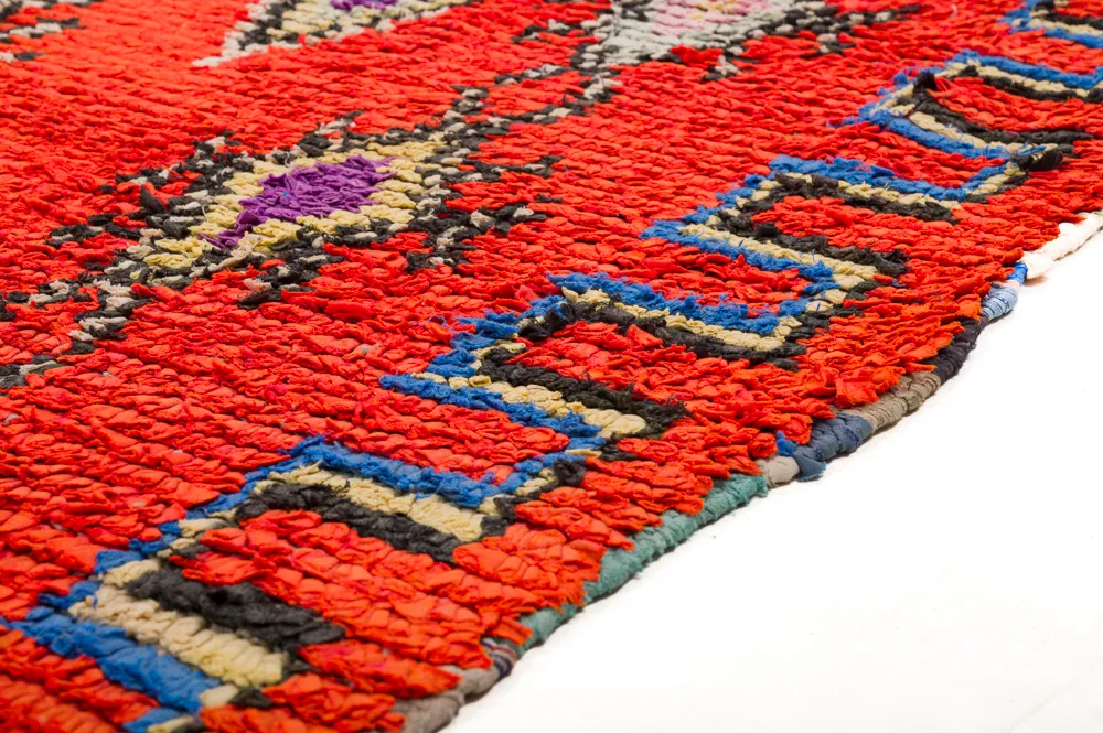 Marokkói Boucherouite szőnyeg 285 x 135 cm