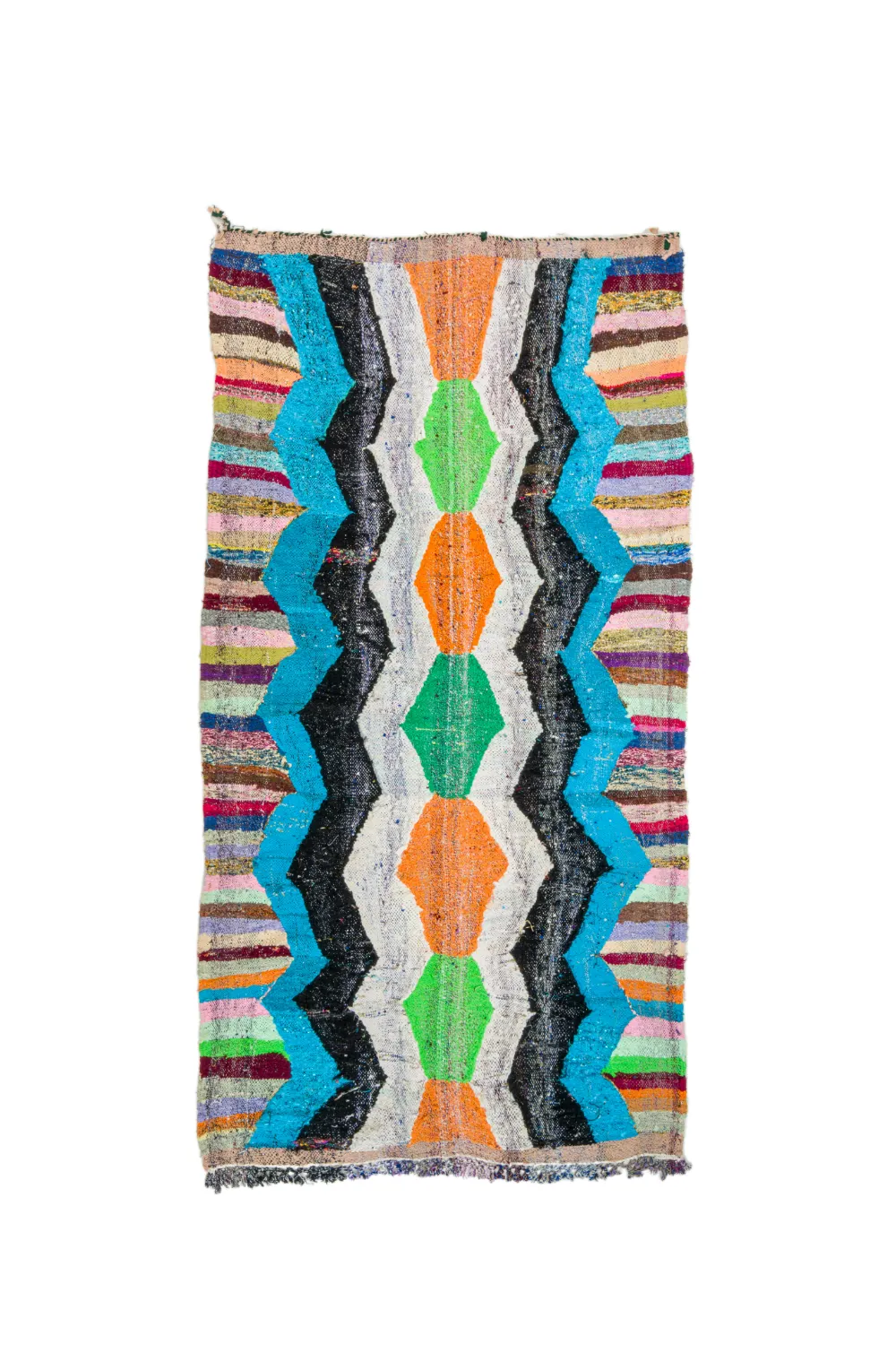 Marokkói Boucherouite szőnyeg 135 x 145 cm