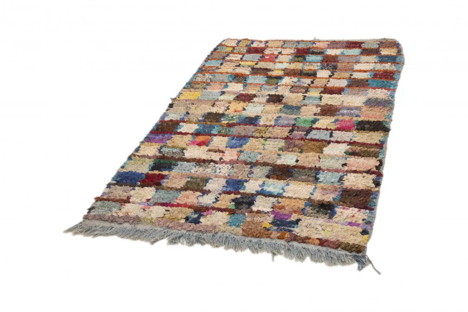 Marokkói Boucherouite szőnyeg 205 x 115 cm
