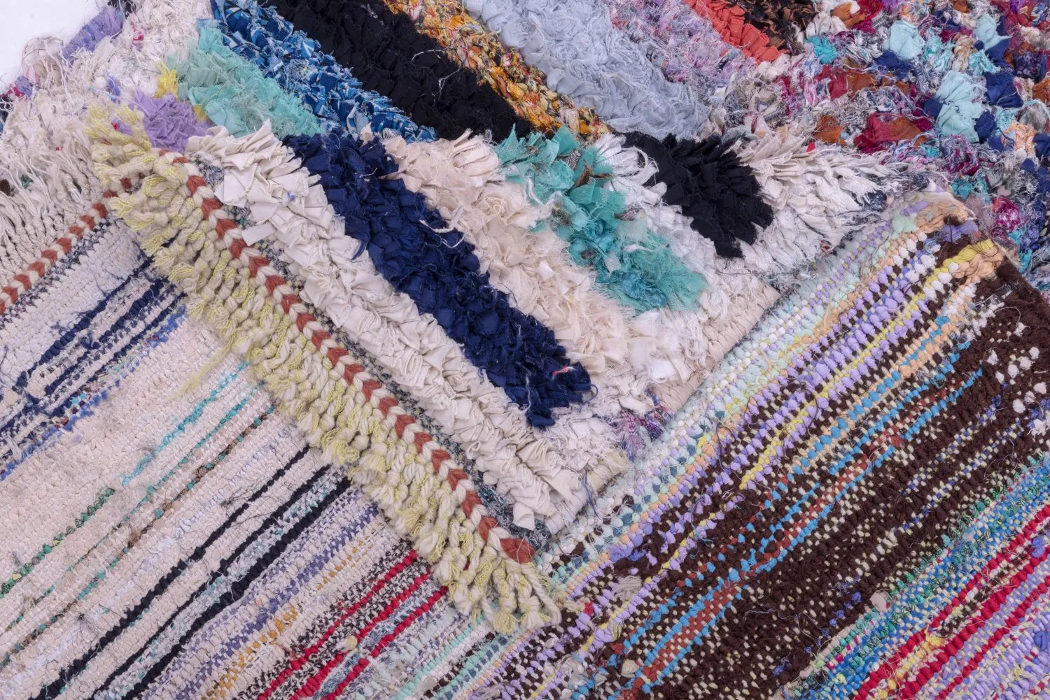 Marokkói Boucherouite szőnyeg 280 x 110 cm