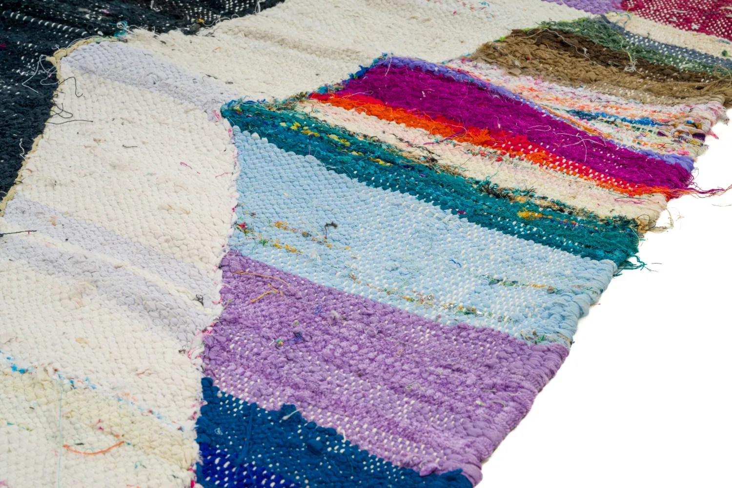 Marokkói Boucherouite szőnyeg 130 x 225 cm