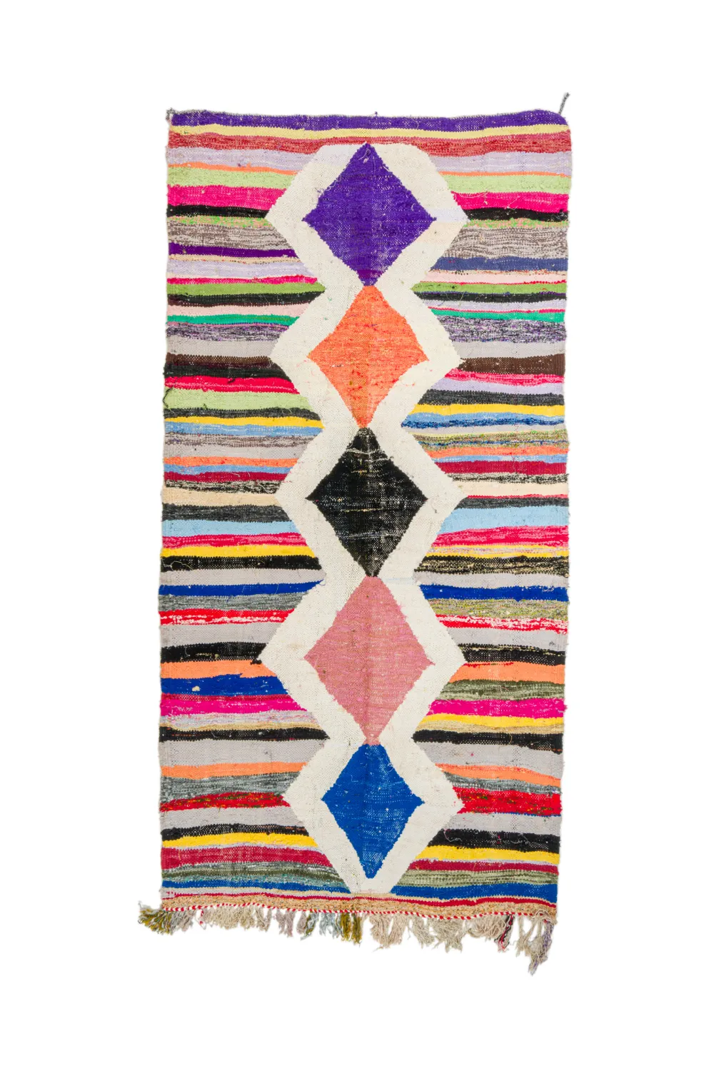 Marokkói Boucherouite szőnyeg 135 x 270 cm