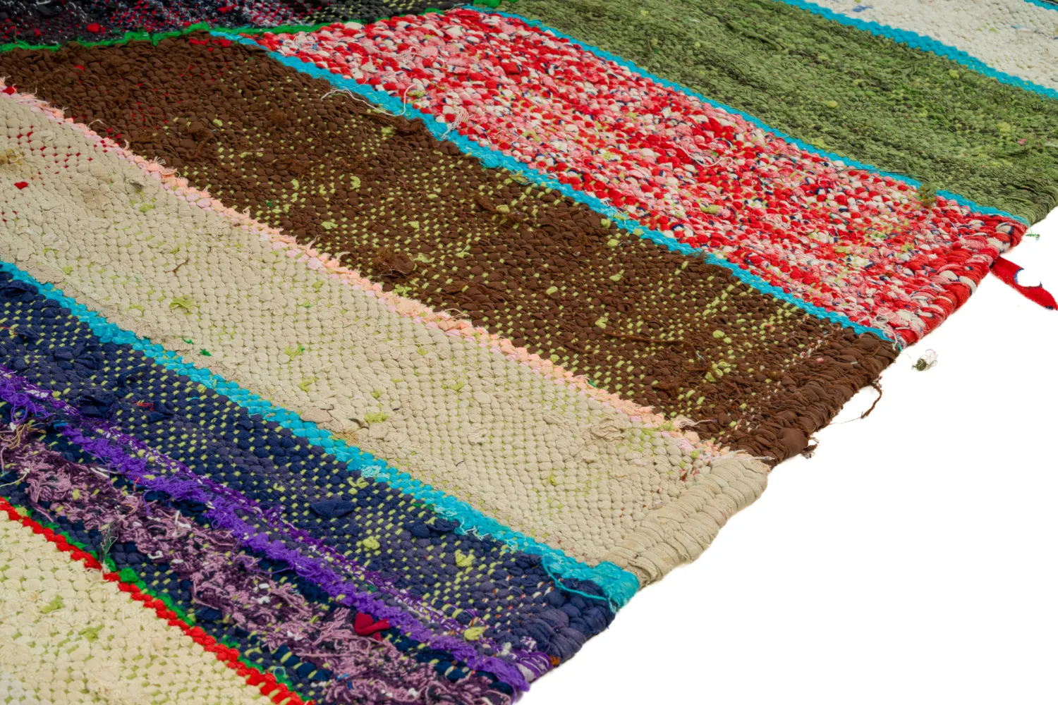 Marokkói Boucherouite szőnyeg 115 x 215 cm