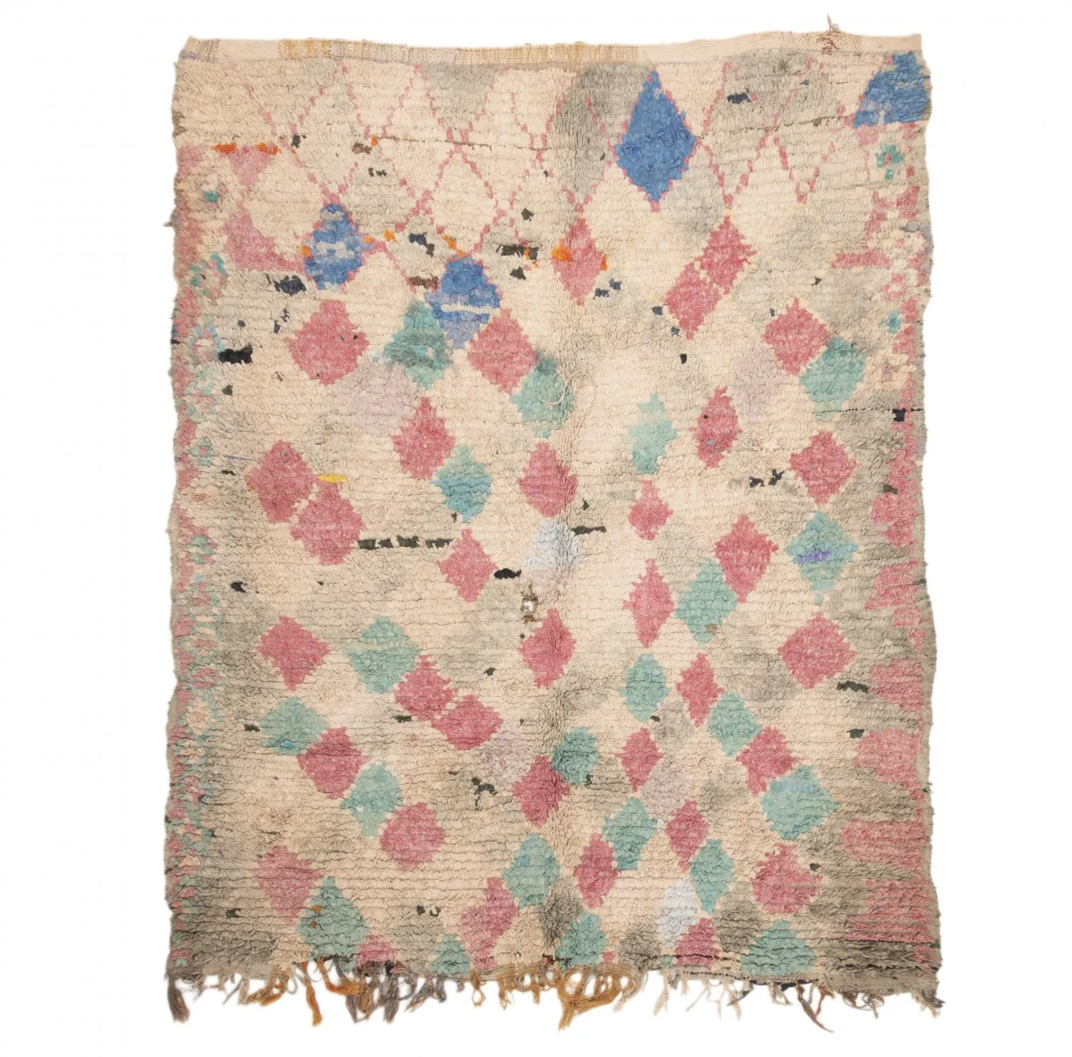 Marokkói Boucherouite szőnyeg 205 x 170 cm