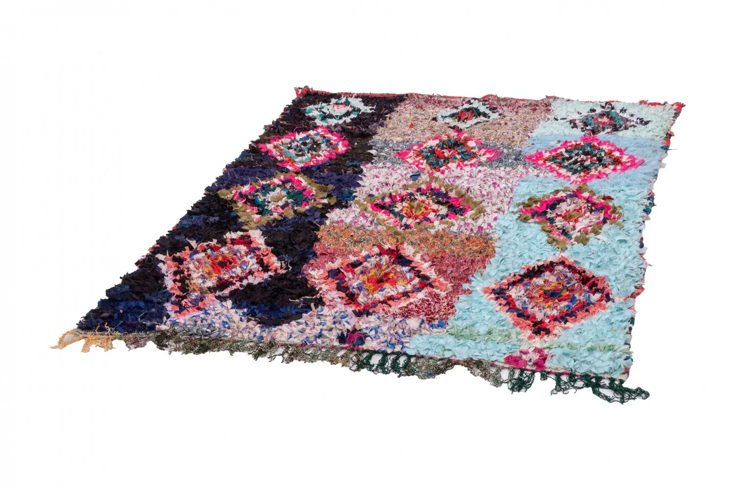 Marokkói Boucherouite szőnyeg 195 x 150 cm