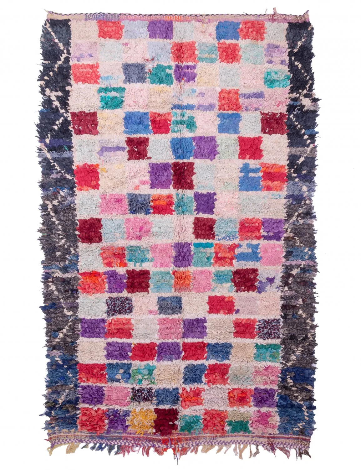 Marokkói Boucherouite szőnyeg 265 x 165 cm