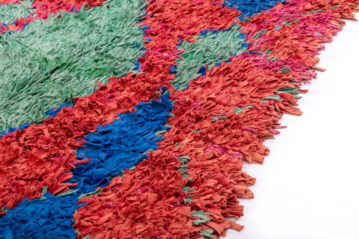 Marokkói Boucherouite szőnyeg 330 x 100 cm