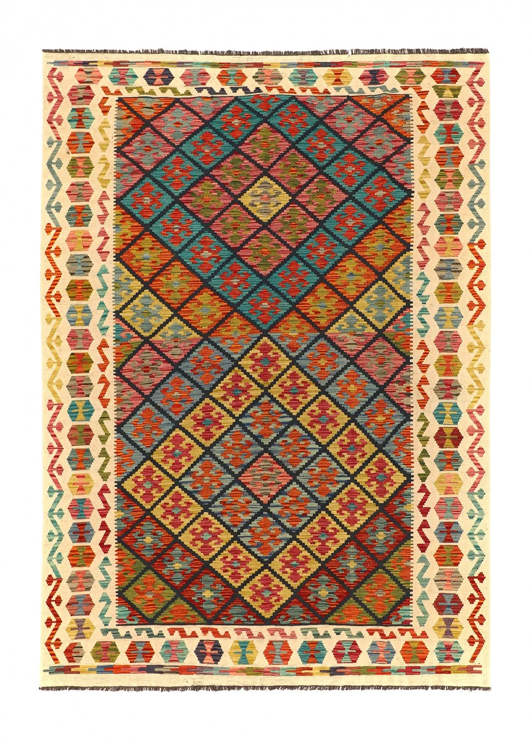Orientális kilim szőnyeg 257 x 184 cm