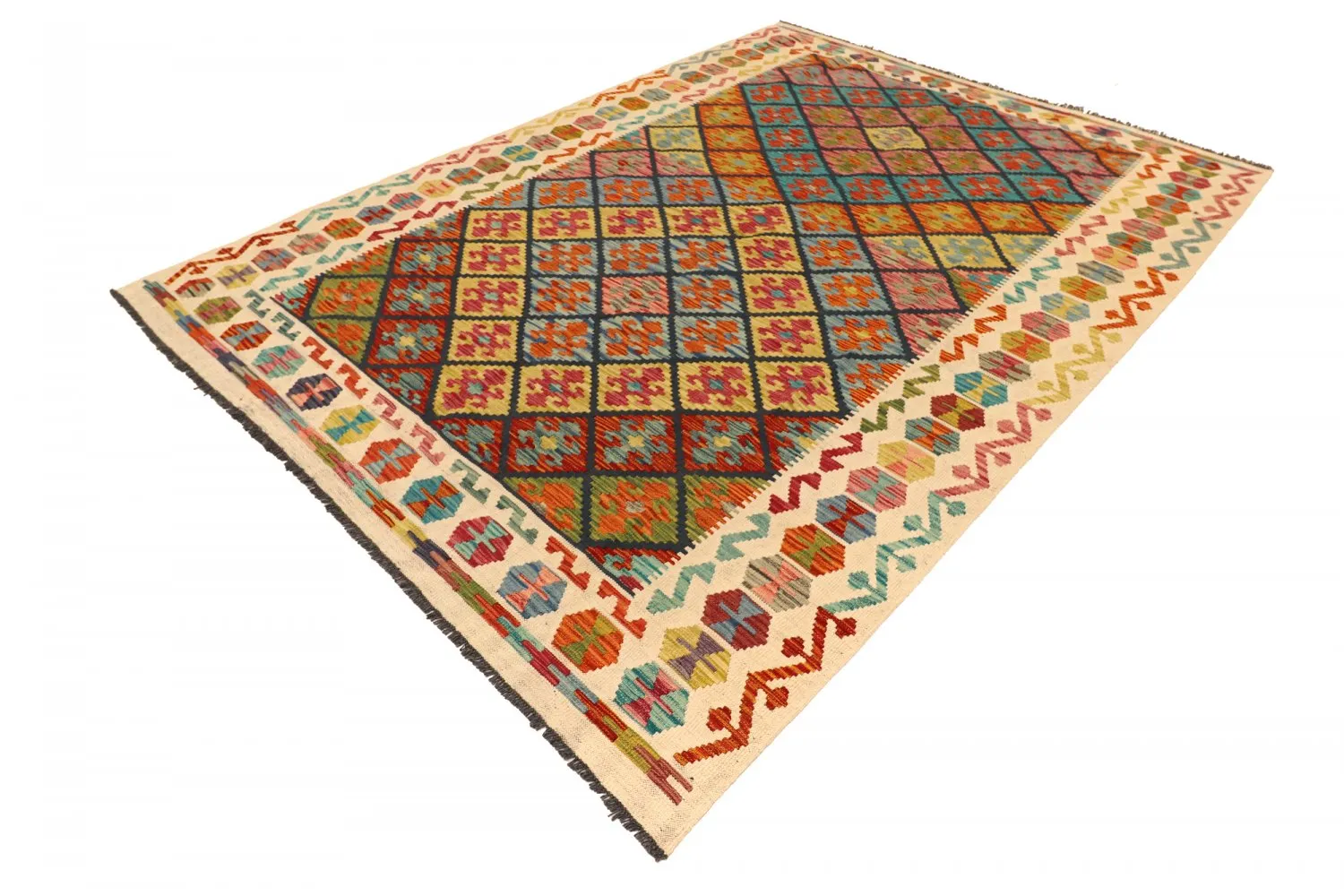 Orientális kilim szőnyeg 257 x 184 cm