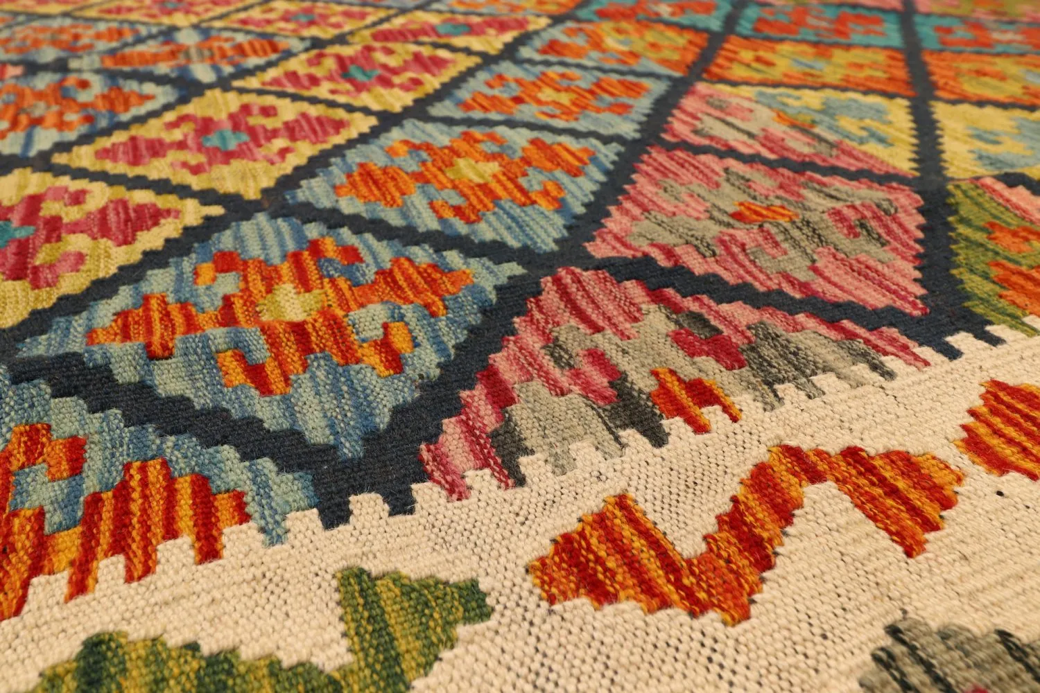 Orientális kilim szőnyeg 257 x 184 cm