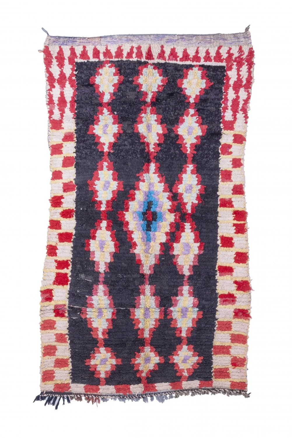 Marokkói Boucherouite szőnyeg 235 x 130 cm
