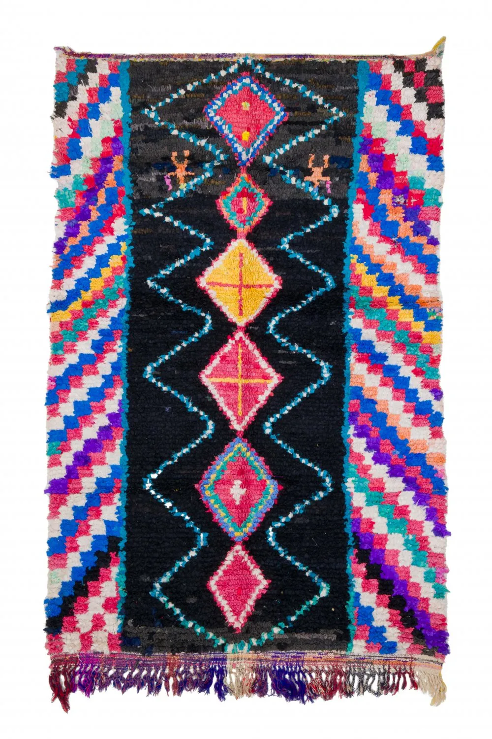 Marokkói Boucherouite szőnyeg 250 x 155 cm