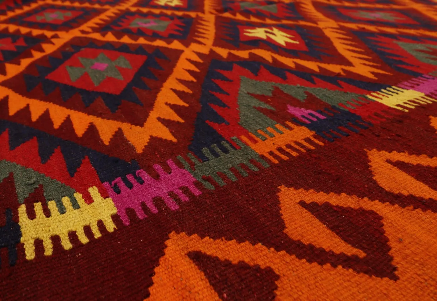 Orientális kilim szőnyeg 398 x 157 cm