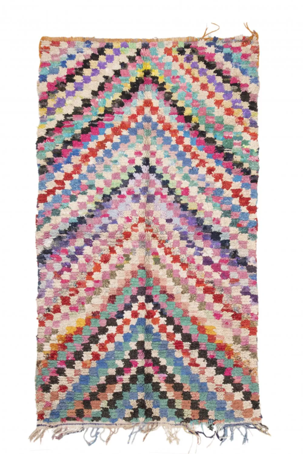 Marokkói Boucherouite szőnyeg 245 x 140 cm