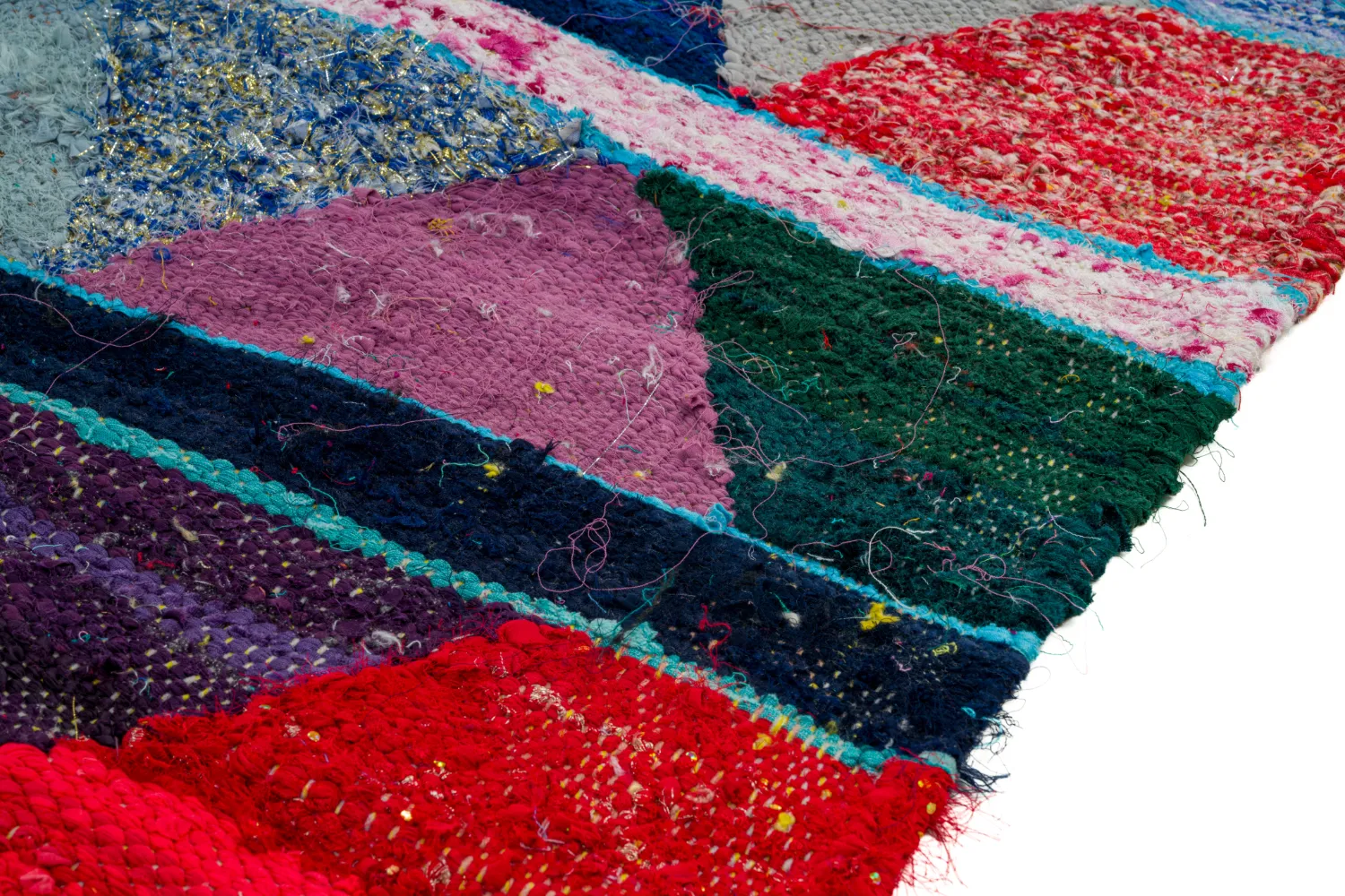 Marokkói Boucherouite szőnyeg 135 x 265 cm