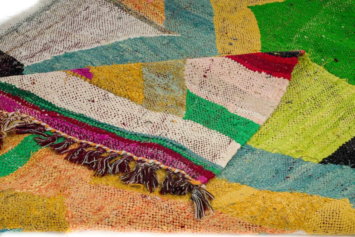 Marokkói Boucherouite szőnyeg 125 x 230 cm