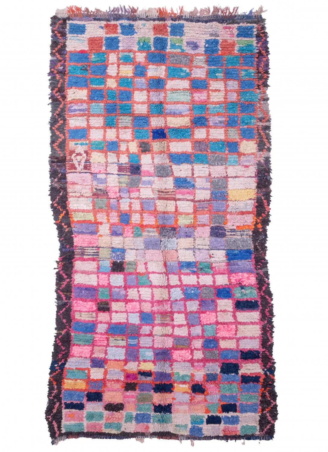 Marokkói Boucherouite szőnyeg 290 x 150 cm