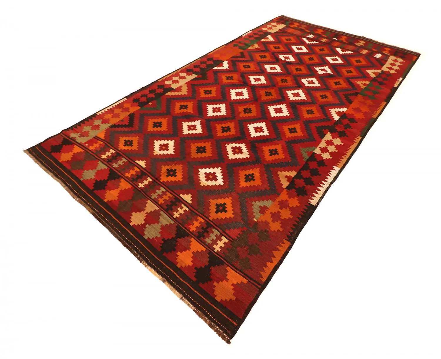 Orientális kilim szőnyeg 338 x 176 cm