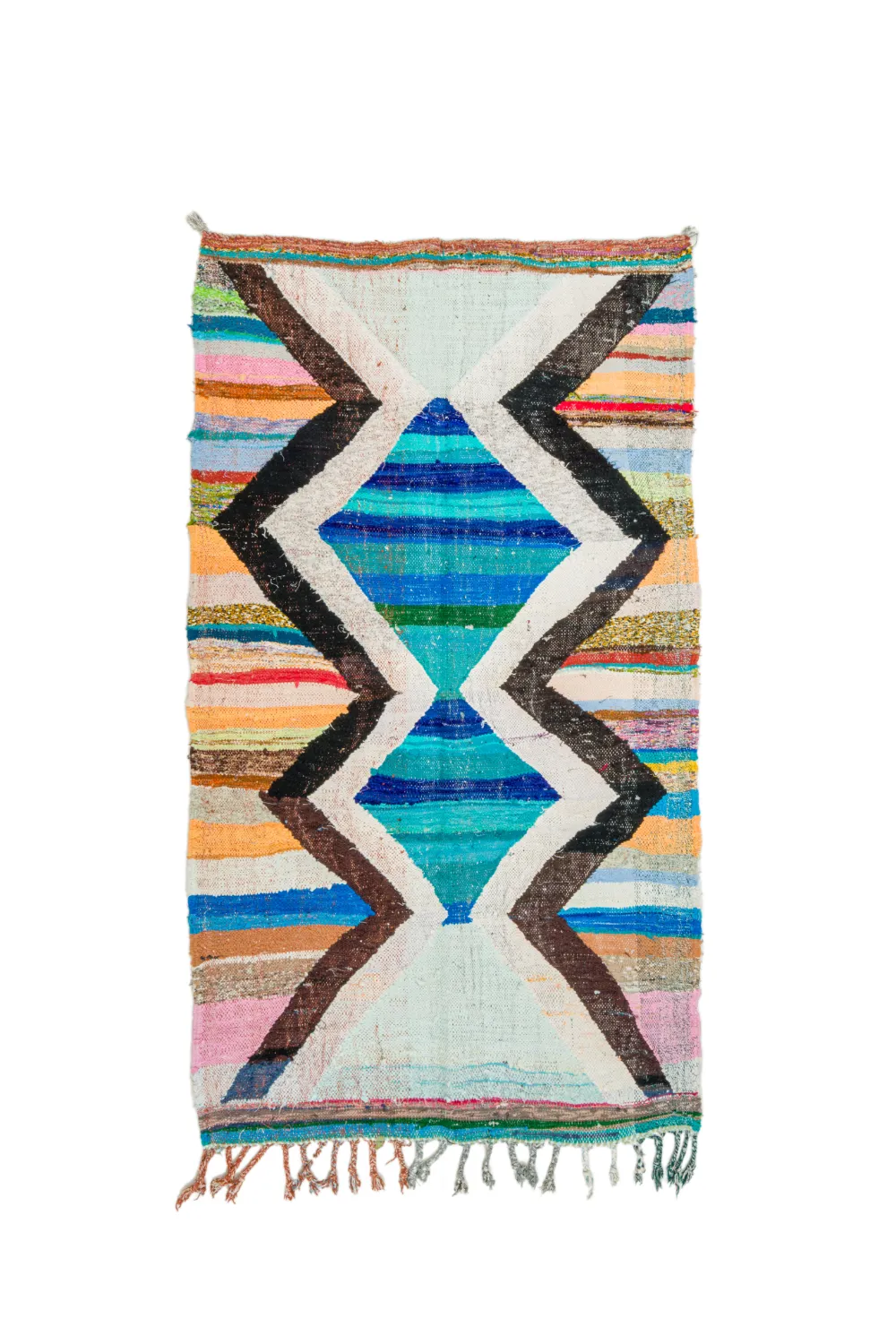 Marokkói Boucherouite szőnyeg 135 x 235 cm