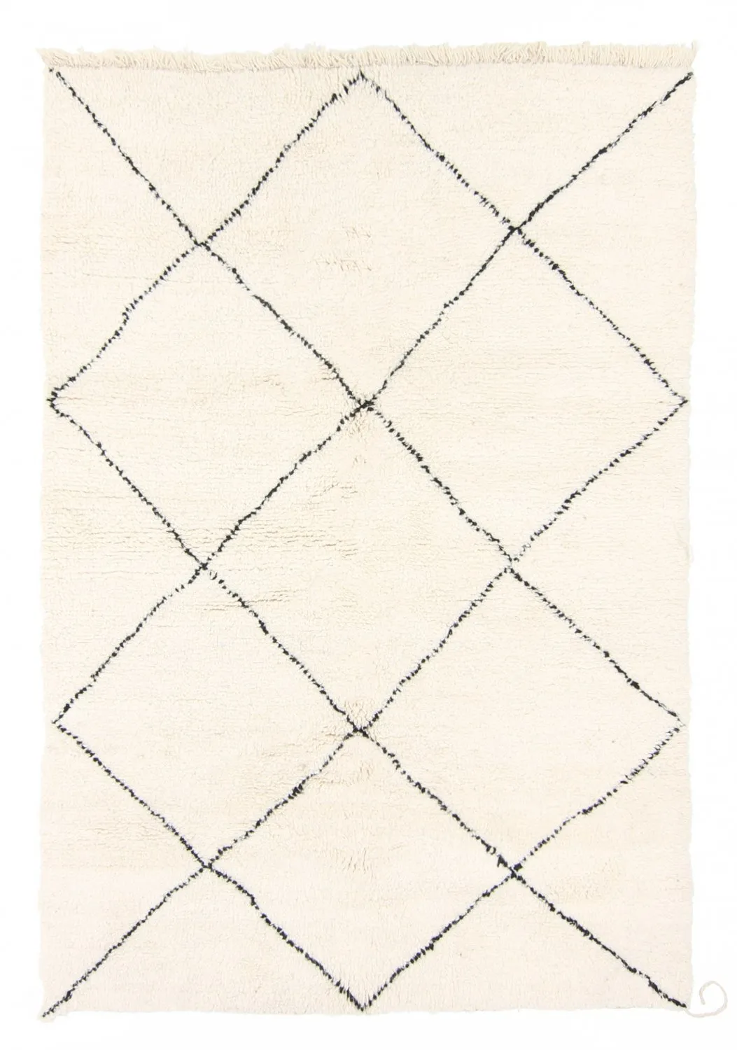 Marokkói Beni Ourain Kelim szőnyeg 235 x 160 cm