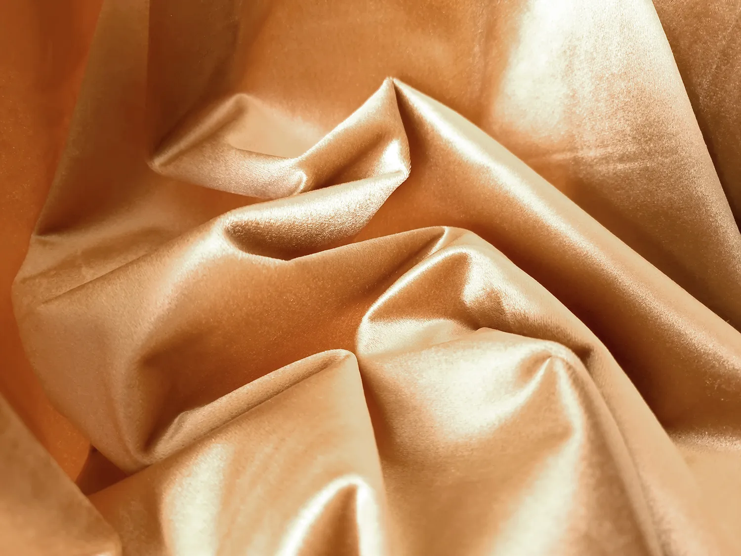 Függönyök - Bársonyfüggöny Marlyn (barack)