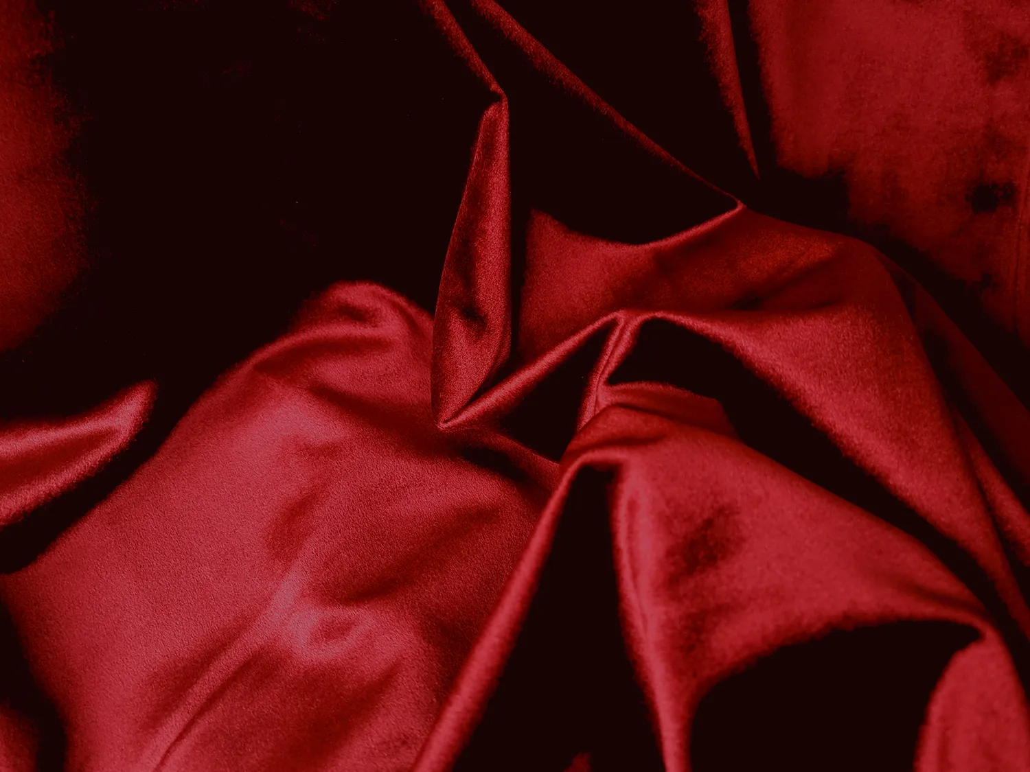 Függönyök - Bársonyfüggöny Marlyn (piros)