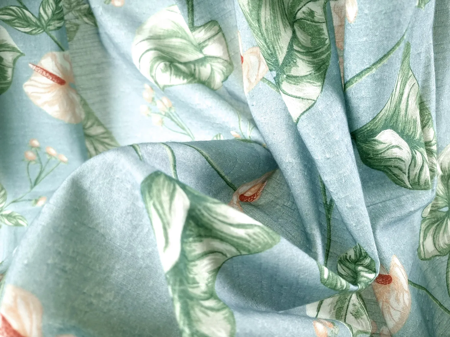 Függönyök - Pamutfüggöny Adella (türkiz)