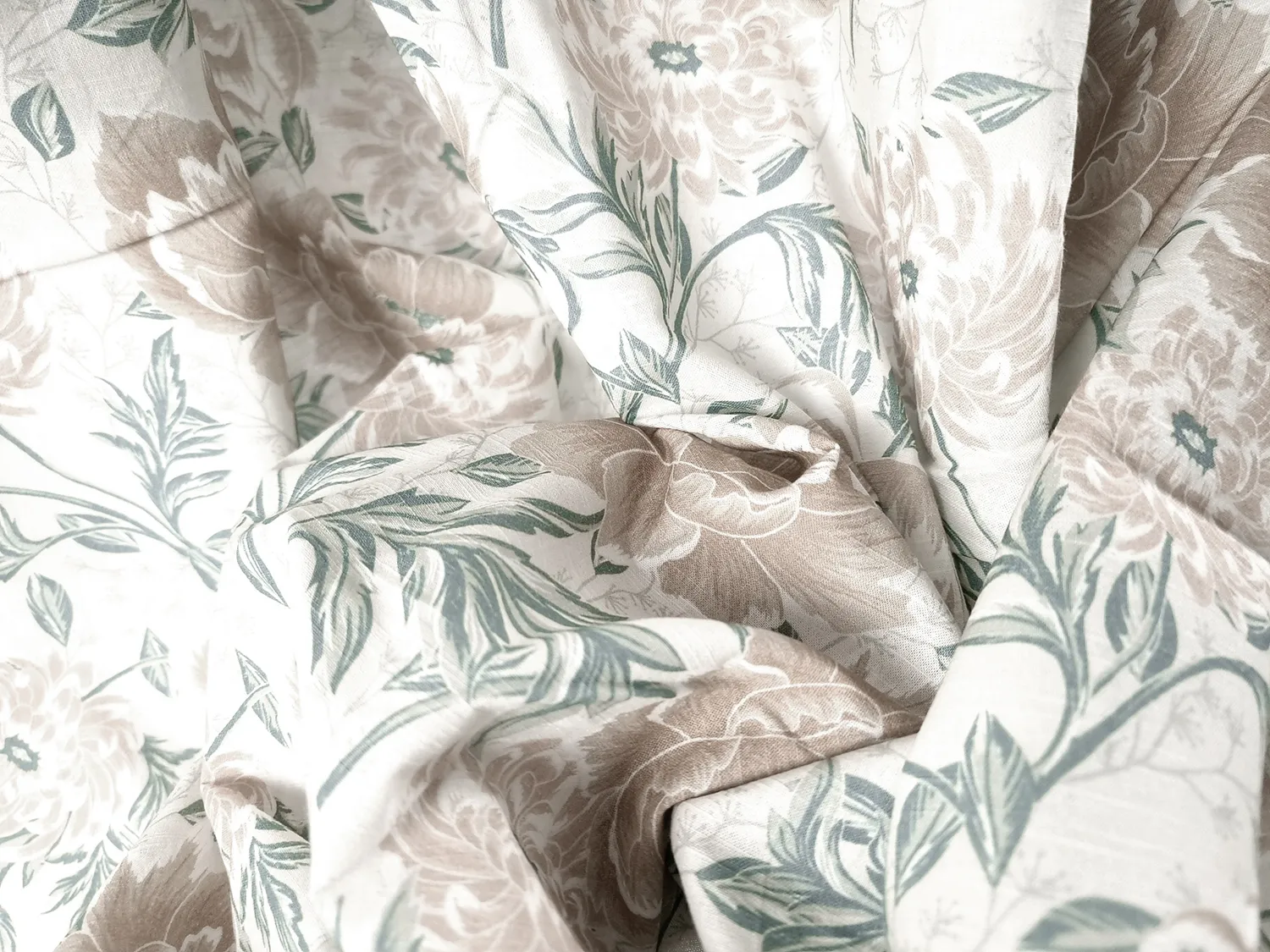 Függönyök - Pamutfüggöny Almira (bézs)