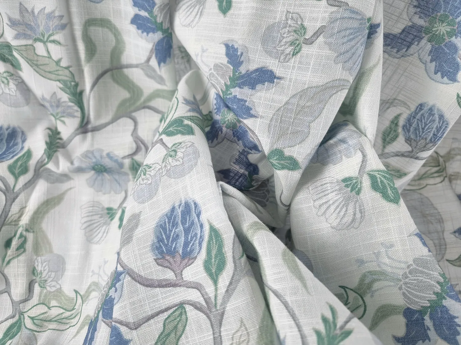 Függönyök - Pamutfüggöny - Sollan (zöld)