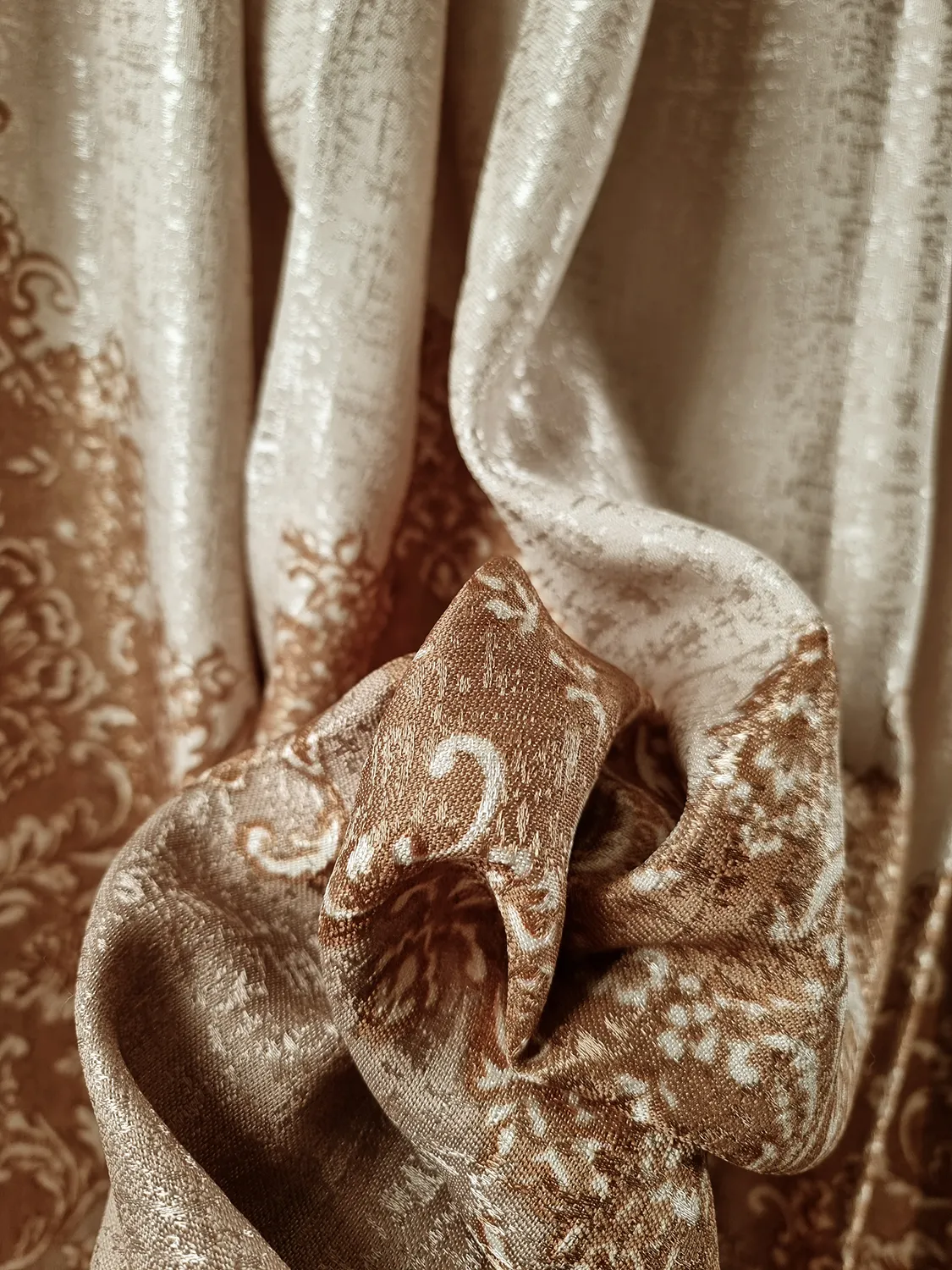 Függöny - Shiloh (barna/bézs)