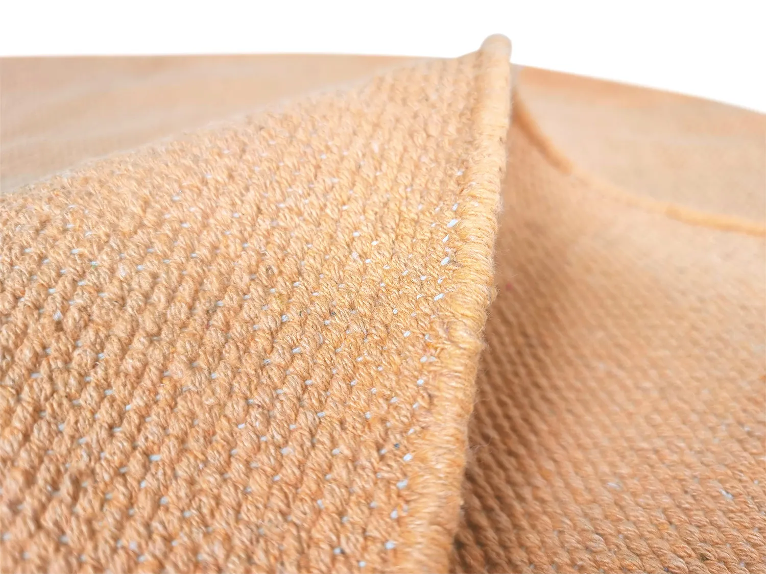 Kerek pamutszőnyeg - Billie (narancssárga)