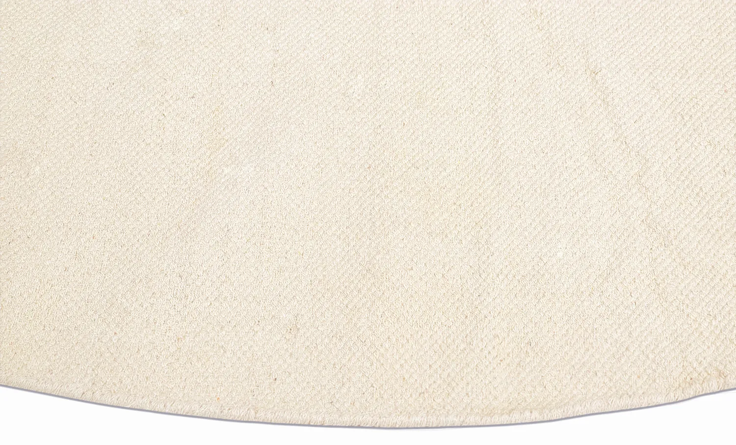 Kerek pamutszőnyeg - Billie (fehér)