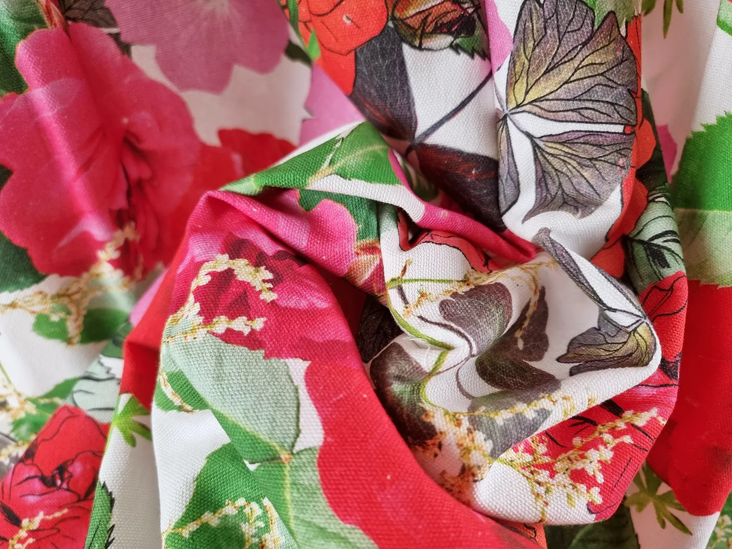 Függönyök - Pamutfüggöny Magic (rózsaszín)