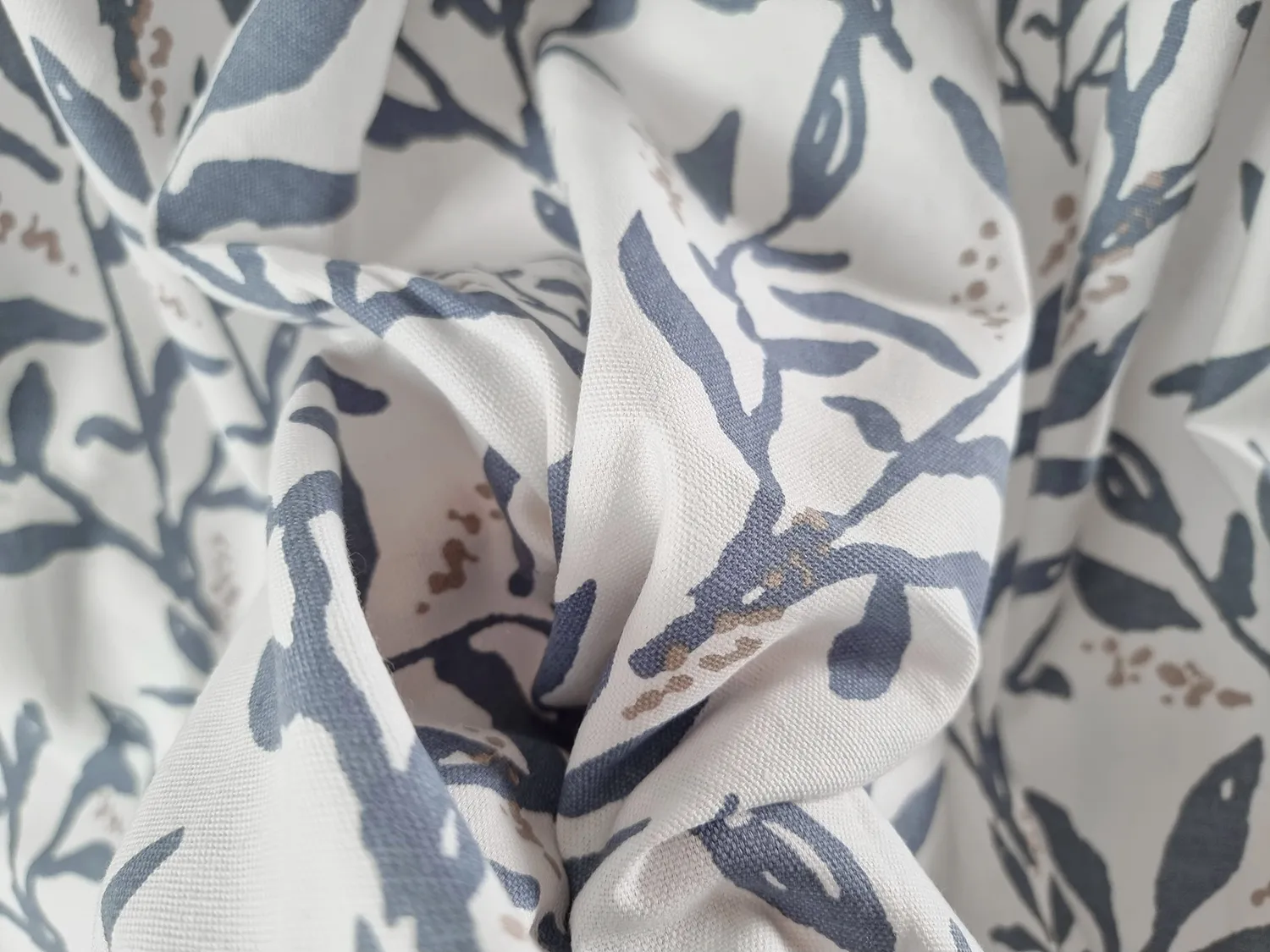 Függönyök - Pamutfüggöny Katri (kék)