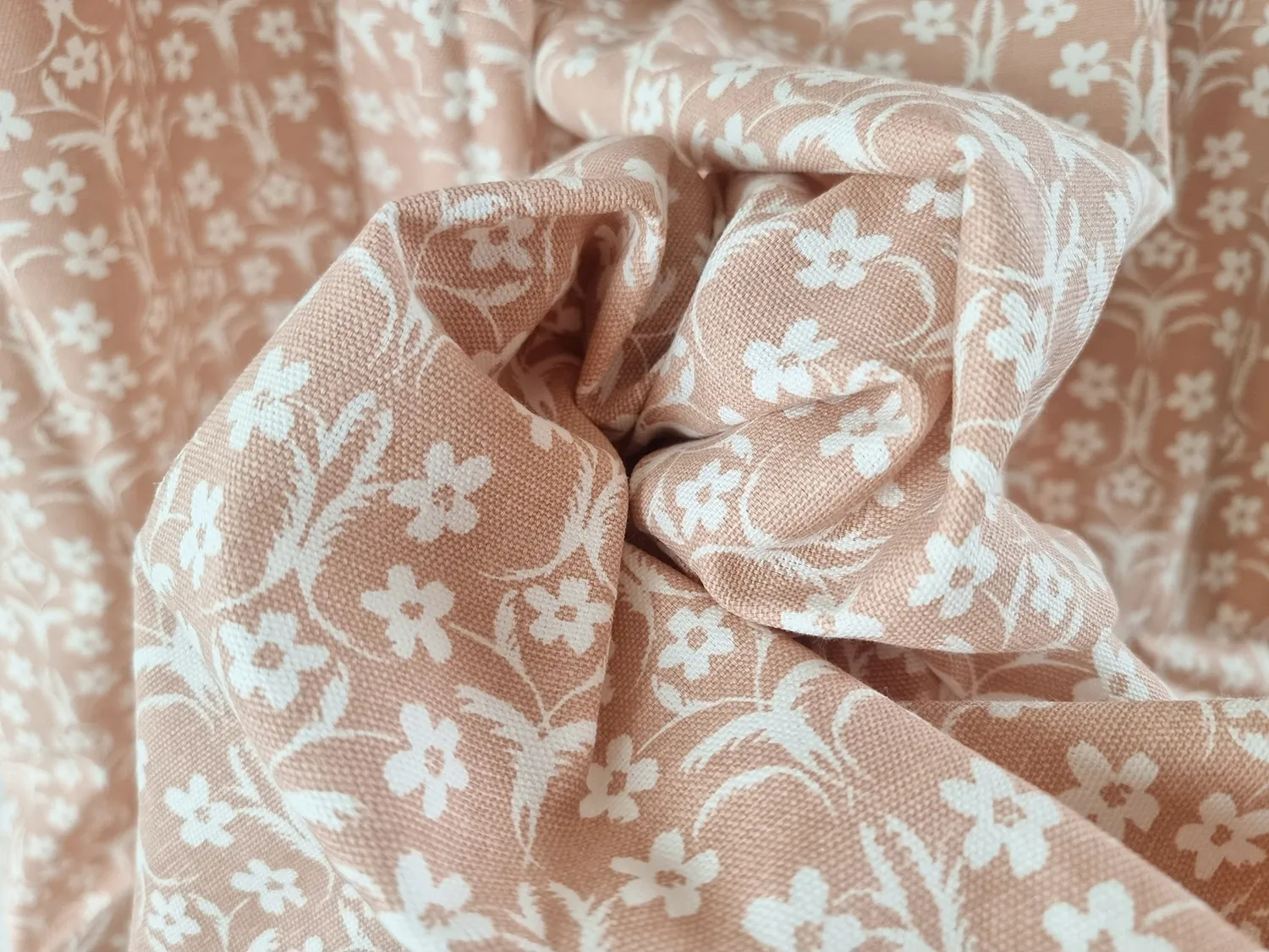 Függönyök - Pamutfüggöny Ella (rózsaszín)