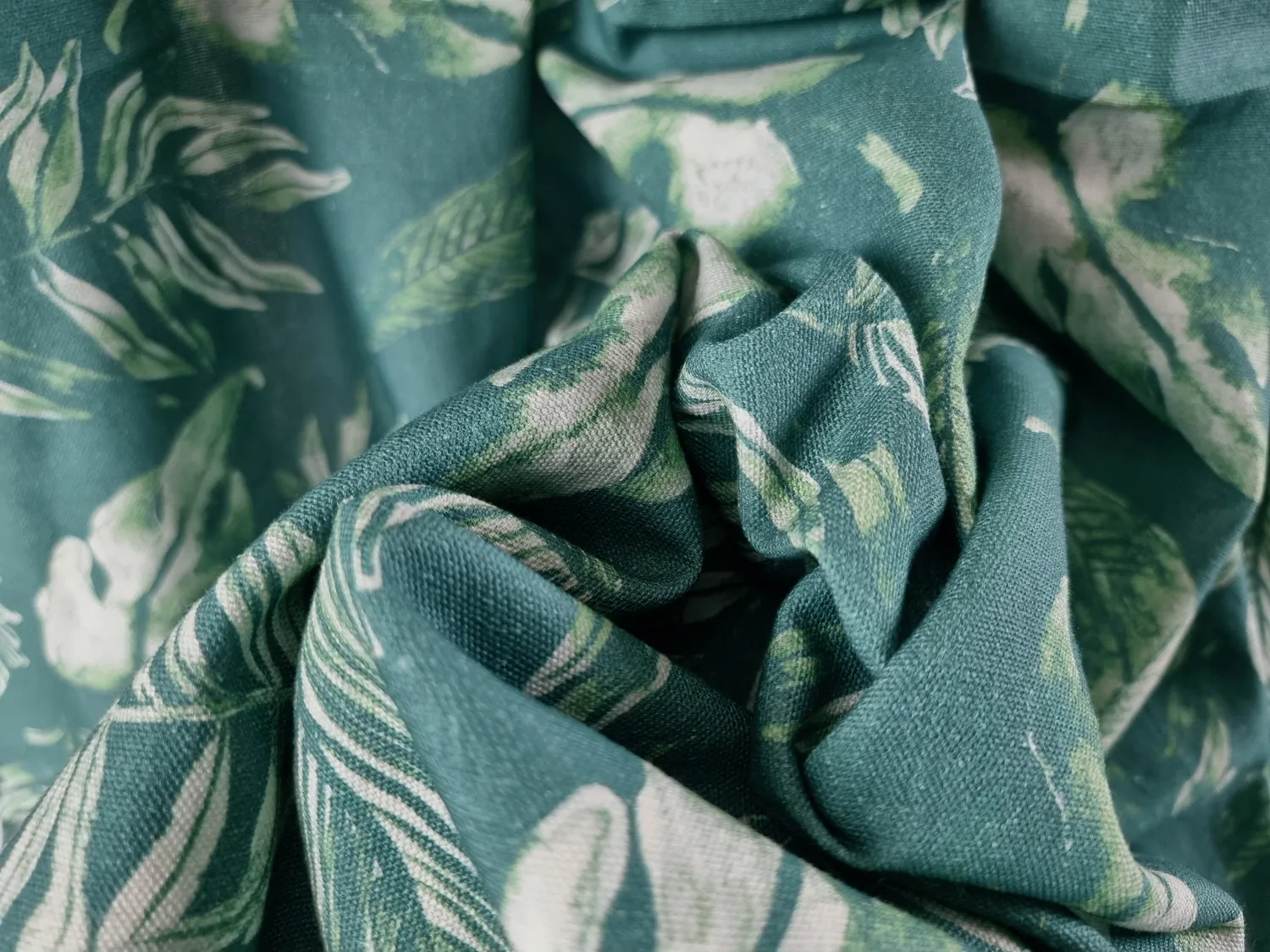 Függönyök - Pamutfüggöny Lowe (zöld)