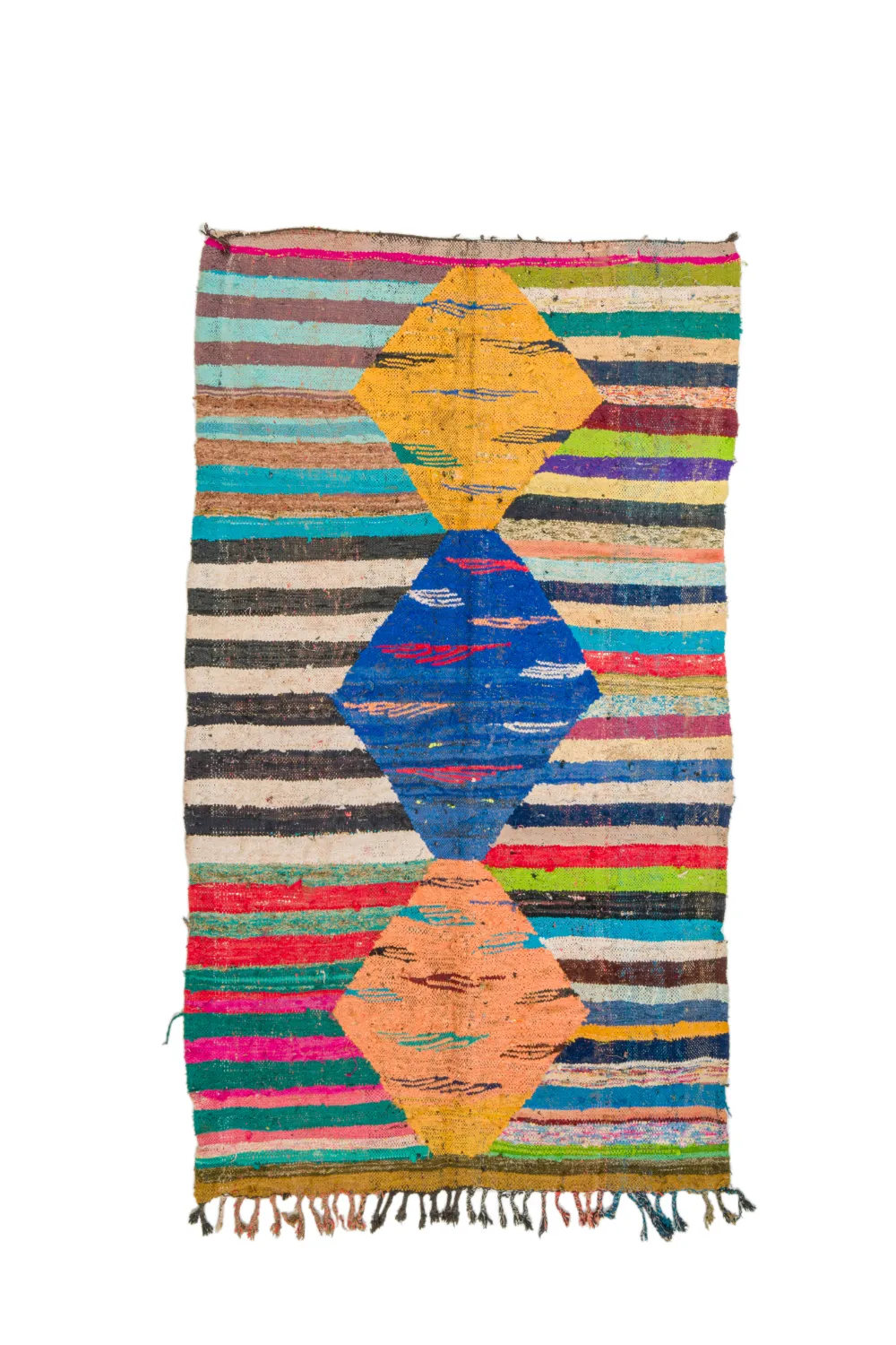 Marokkói Boucherouite szőnyeg 135 x 230 cm