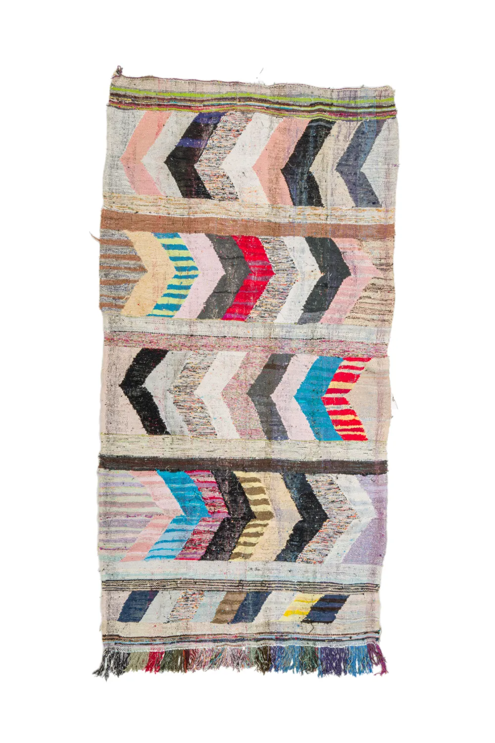 Marokkói Boucherouite szőnyeg 155 x 305 cm