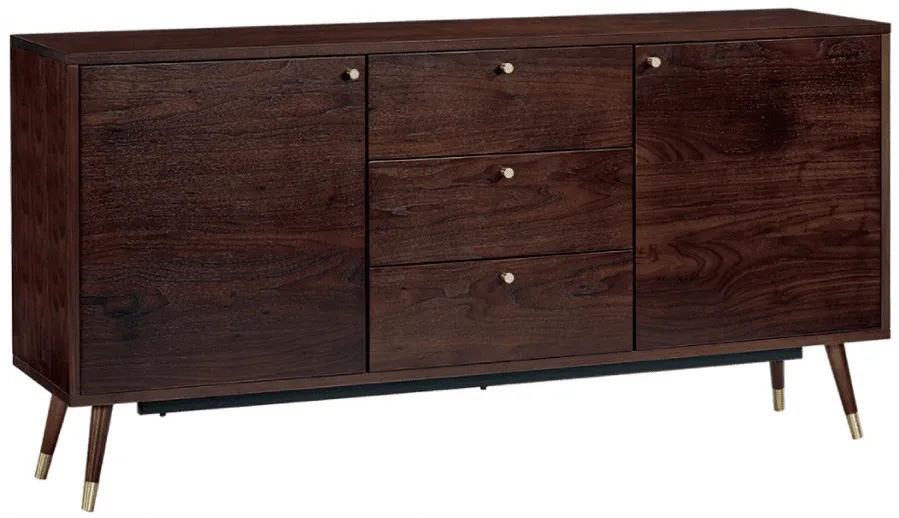 TV-állvány / Komód - Prime (dió/réz)