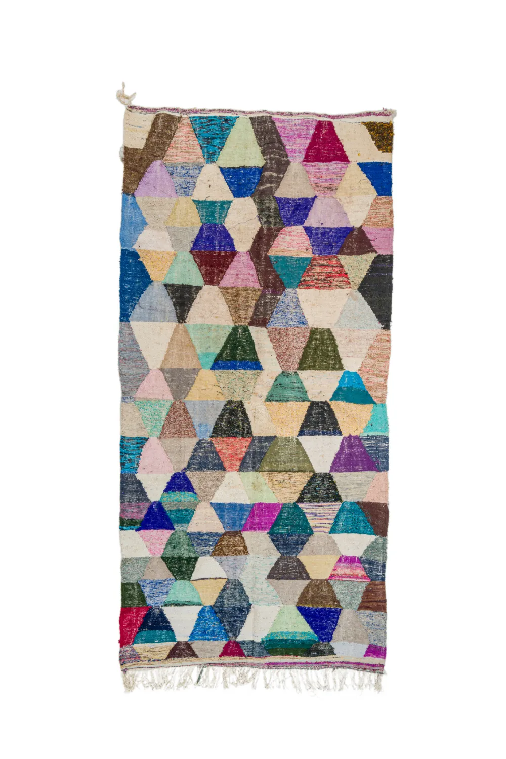 Marokkói Boucherouite szőnyeg 150 x 305 cm