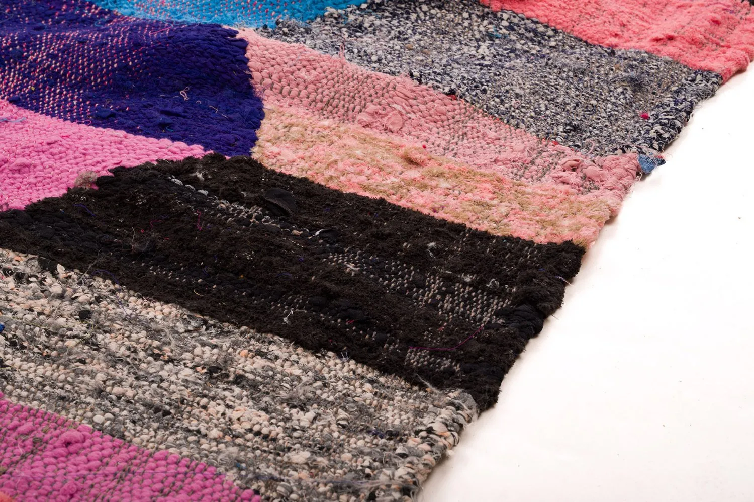 Marokkói Boucherouite szőnyeg 150 x 305 cm