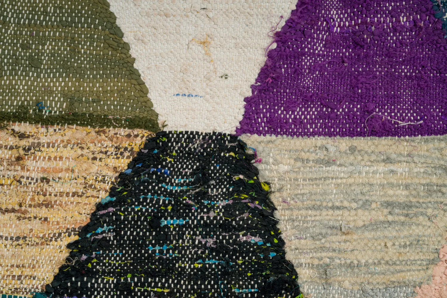 Marokkói Boucherouite szőnyeg 150 x 305 cm