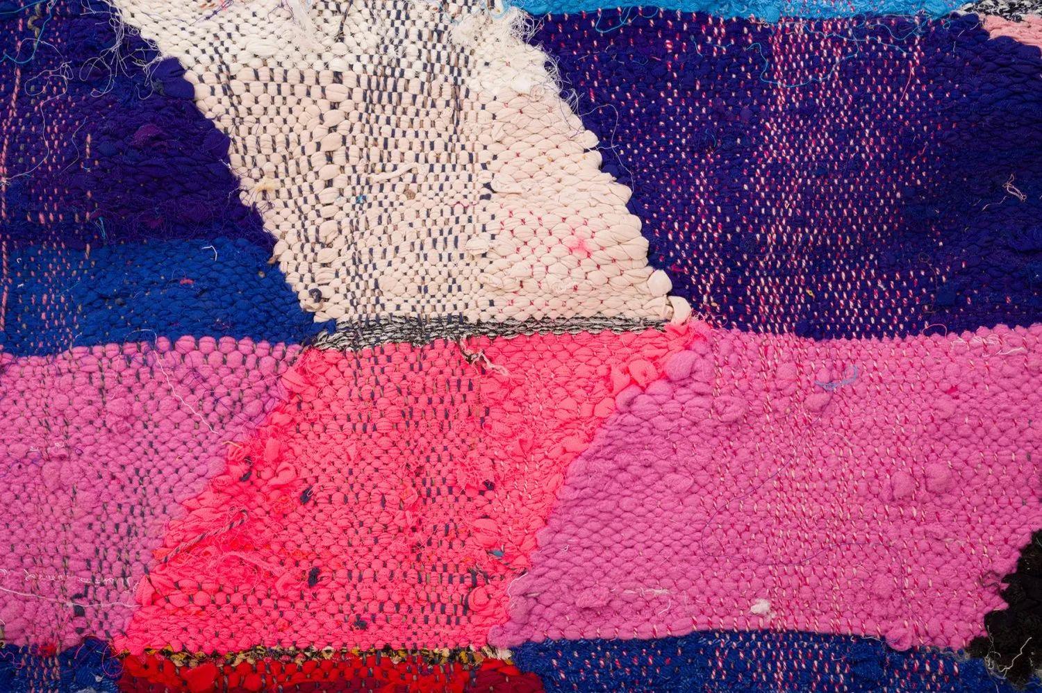 Marokkói Boucherouite szőnyeg 150 x 305 cm