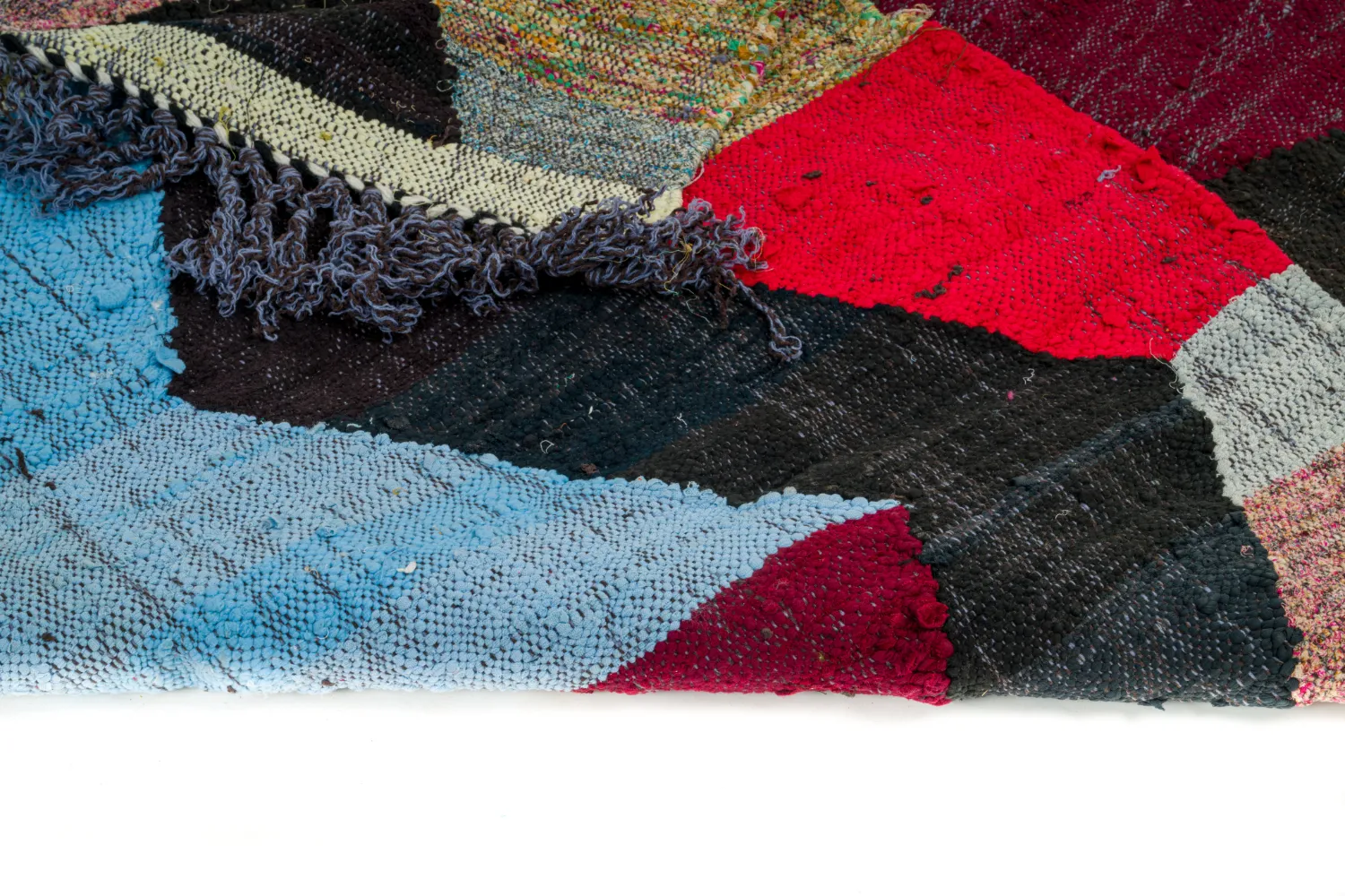 Marokkói Boucherouite szőnyeg 135 x 240 cm