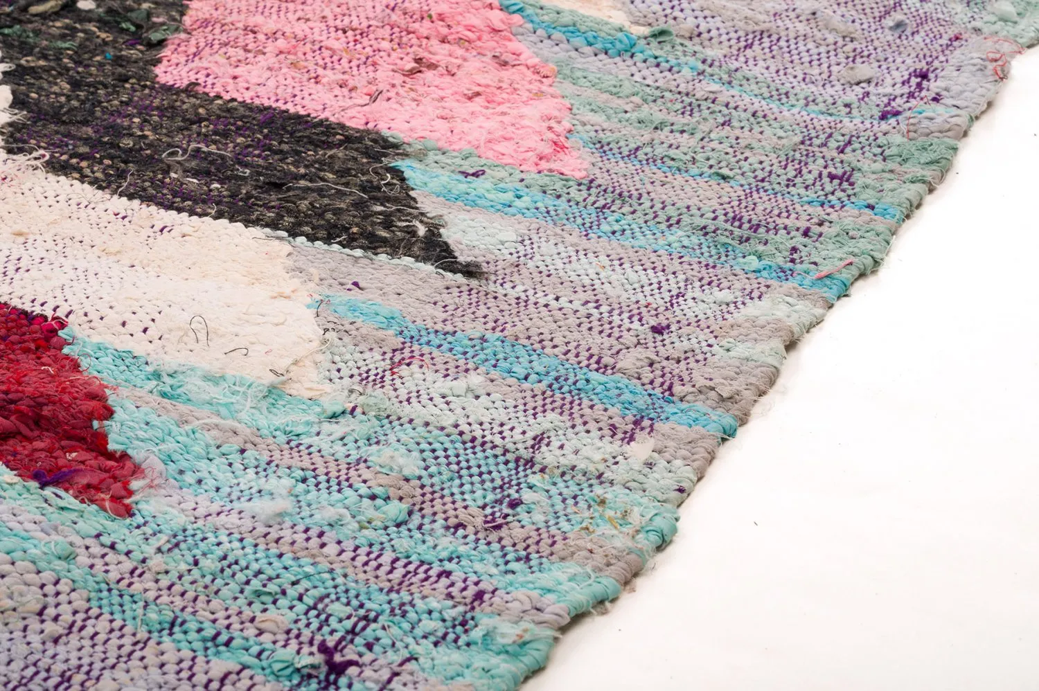 Marokkói Boucherouite szőnyeg 150 x 310 cm