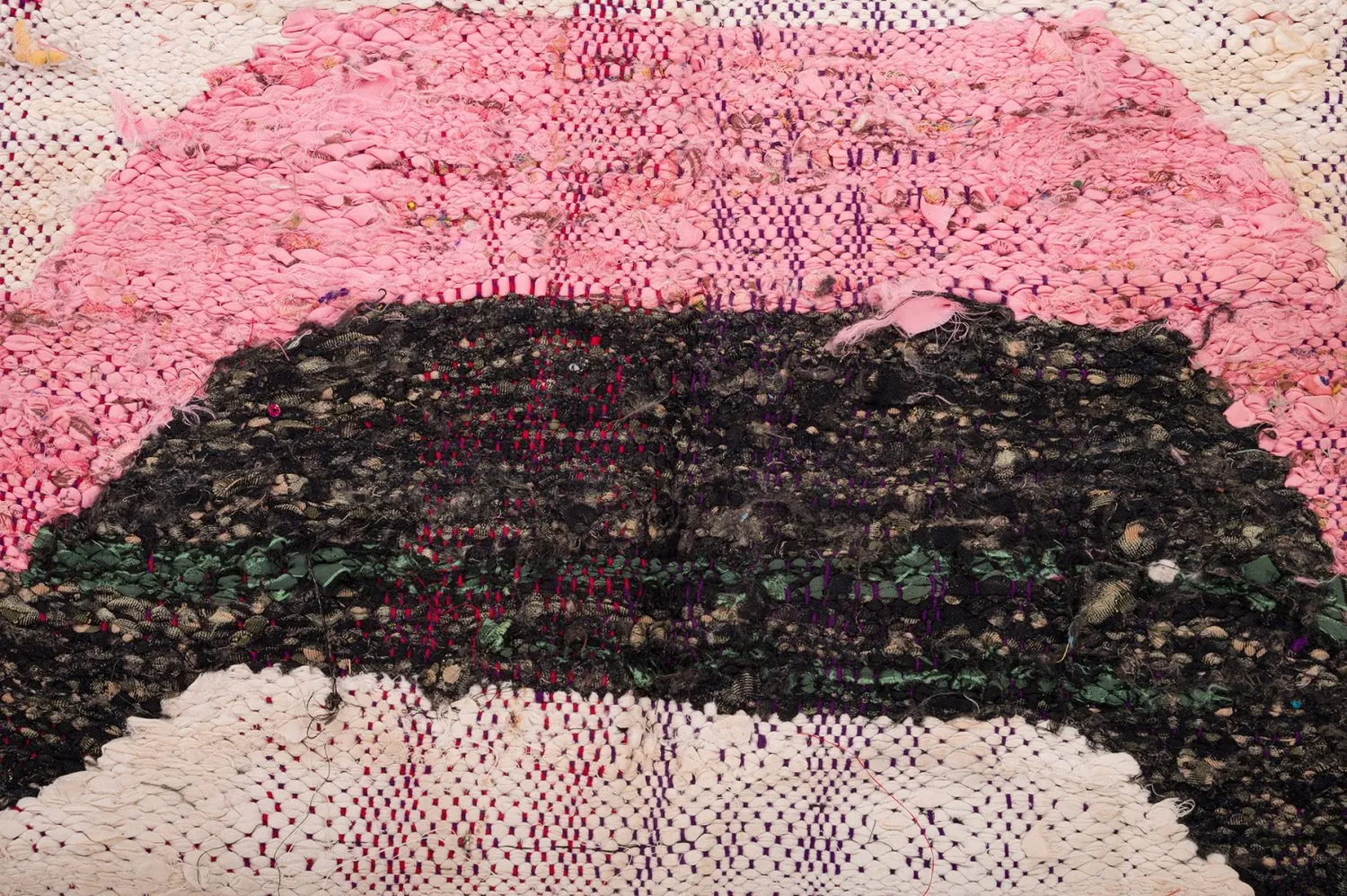 Marokkói Boucherouite szőnyeg 150 x 310 cm