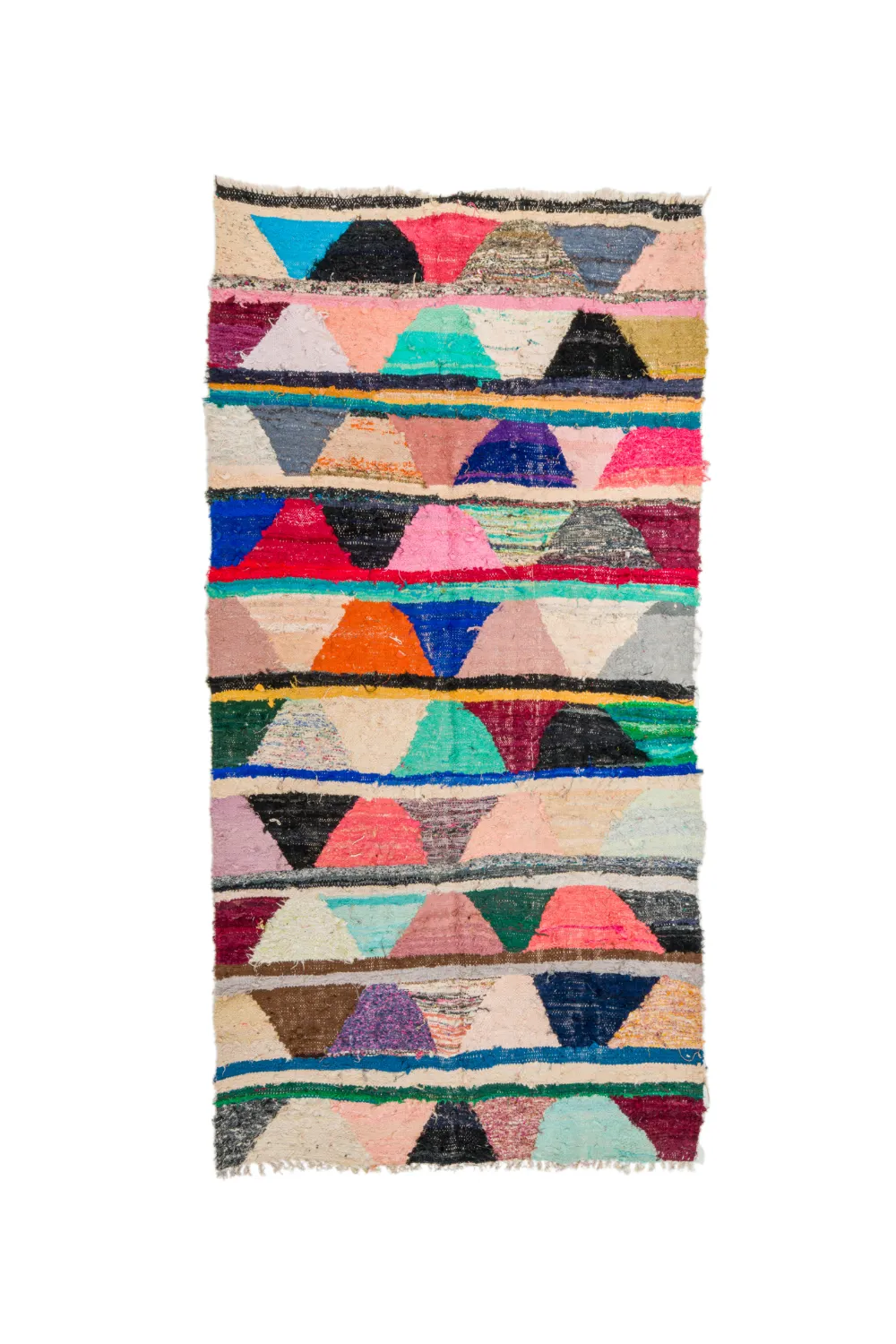 Marokkói Boucherouite szőnyeg 135 x 270 cm