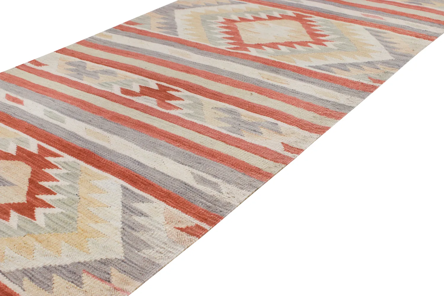 Keleti Szőnyeg - Hazara Kelim Hand Woven - 81 x 278 cm