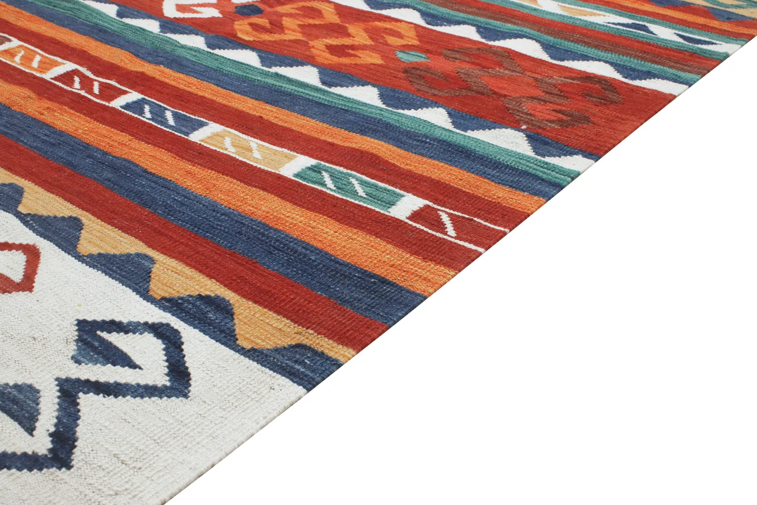 Keleti Szőnyeg - Hazara Kelim Hand Woven - 205 x 287 cm